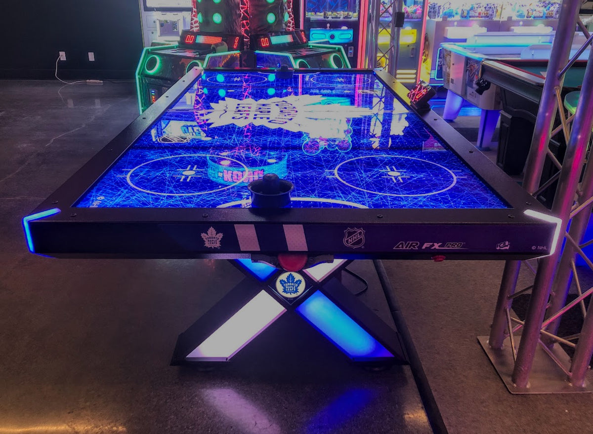 TORONTO MAPLE LEAFS NHL AIR FX PRO AIR HOCKEY TABLE