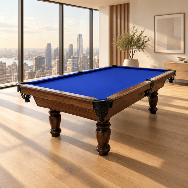 9' Preowned Dufferin Regent Pool Table – Smoky Oak Finish