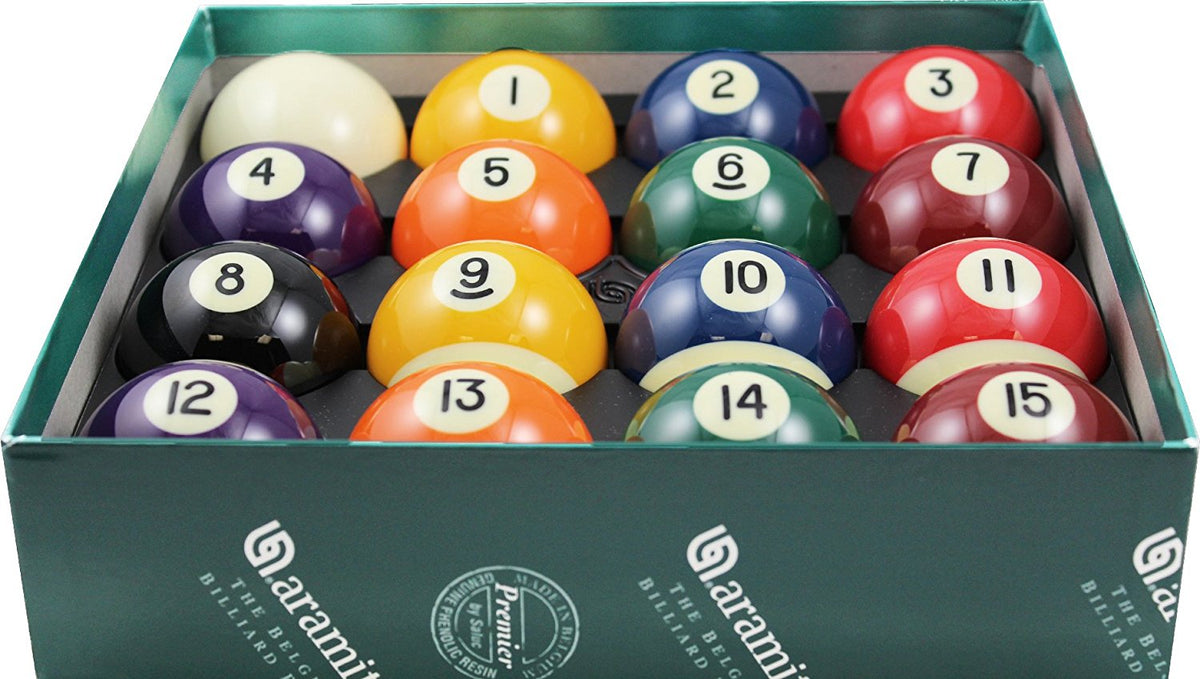 Aramith Premier Pool balls Set 2 1/4' – Gamingtables.ca