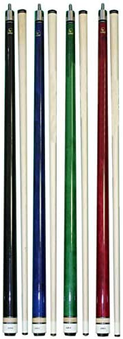 Set of 4 Wrapless ASKA L3 Billiard Pool Cue Sticks, 58