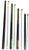 Set of 4 Aska Mixed Length Cues LS, Canadian Hard Rock Maple Billiard Pool Cue Sticks, Short, Kids Cues LS4