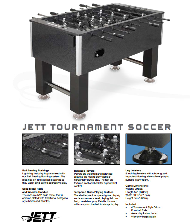 Jet Tournament Foosball Table Gamingtables.ca