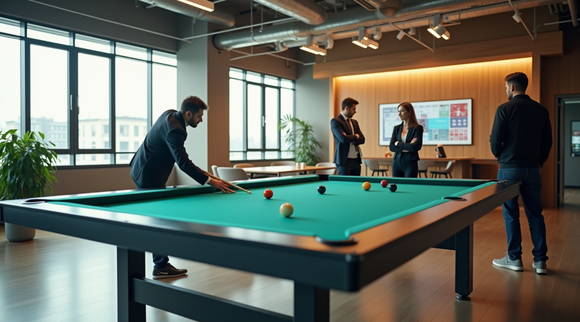 Why That Pool Table Might Be Your Office's Secret Weapon