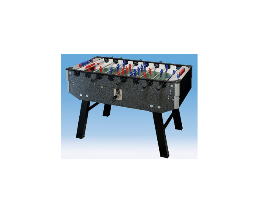FABI COIN-OPERATED FOOSBALL TABLE WITH GLASS COVER