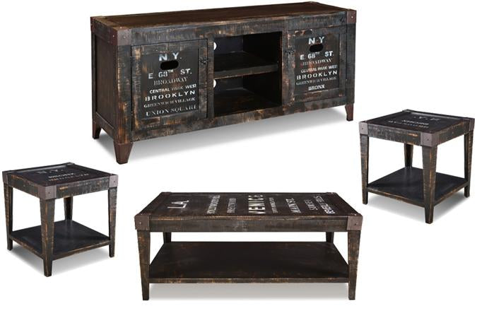 Graffiti 4-piece game room furniture set