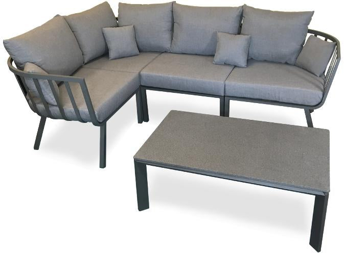 Martina 6-seat outdoor seating set with Sunbrella fabric