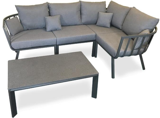 MARTINA 6-SEAT OUTDOOR FURNITURE SEATING SET WITH SUNBRELLA FABRIC