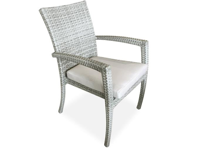 Tecla stone grey outdoor dining chair