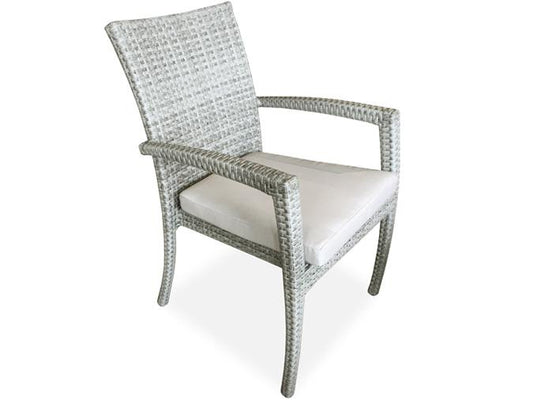 Tecla stone grey outdoor dining chair