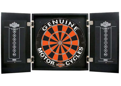 Harley-Davidson Dartboard, Darts & Cabinet Kit