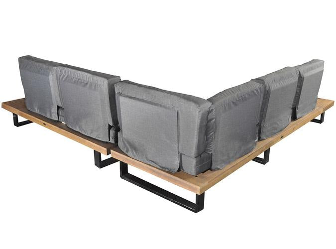 Hudson 5-Piece 3-Piece Outdoor Sectional Patio Seating Set