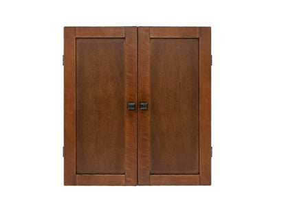 Majestic Walnut Finish Solid Hardwood Dart Cabinet