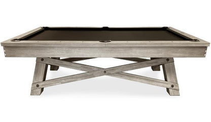 8 FT MAJESTIC ACADIEN BARNWOOD GREY POOL TABLE