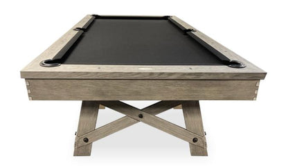 8 FT MAJESTIC ACADIEN BARNWOOD GREY POOL TABLE