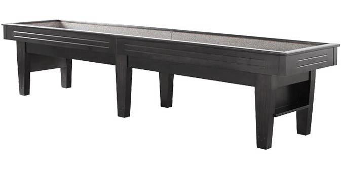12 ft Majestic black finish shuffleboard table
