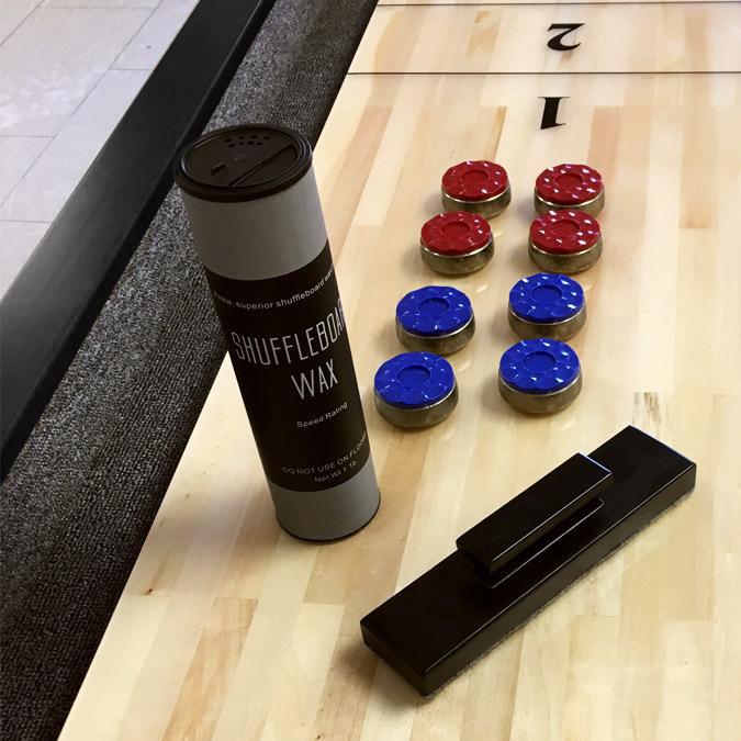 Majestic black shuffleboard table legs