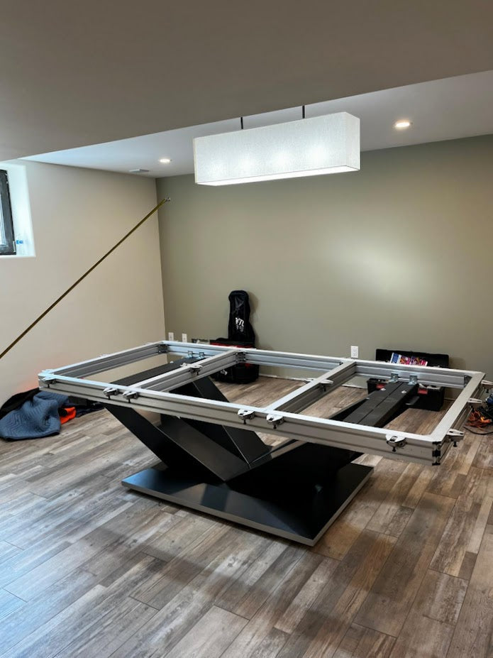 9 FT RASSON VICTORY III BLACK COMPETITION POOL TABLE