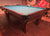 8' PREOWNED CONNELY DURANGO SLATE POOL TABLE INSTALLED WITH ACCESSORIES. WALNUT FINISH
