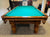 8 FOOT PREOWNED DUFFERIN ANNIVERSARY POOL TABLE INSTALLED WITH ACCESSORIES