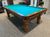8 FOOT PREOWNED DUFFERIN ANNIVERSARY POOL TABLE INSTALLED WITH ACCESSORIES