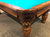 8 FOOT PREOWNED DUFFERIN ANNIVERSARY POOL TABLE INSTALLED WITH ACCESSORIES