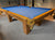 PREOWNED 8' DUFFERIN POOL TABLE INSTALLEE WITHA CCESSORIES LIGHT OAK FINISH