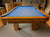 PREOWNED 8' DUFFERIN POOL TABLE INSTALLEE WITHA CCESSORIES LIGHT OAK FINISH