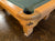 PREOWNED 8 FOOT DUFFERIN REGAL POOL TABLE INSTALLED WITH ACCESSORIES LIGHT OAK FINISH