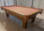 8 FOOT PREOWNED OLHAUSEN SHERATON POOL TABLE INSTALLED WITH ACCESSORIES