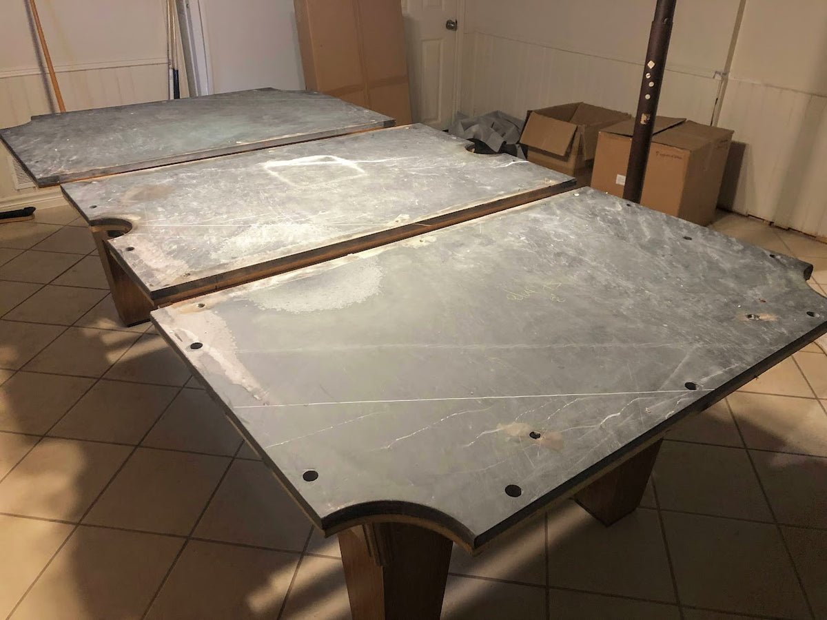 8 FT PRE-OWNED OLHAUSEN SHERATON POOL TABLE – ACCESSORIES & INSTALLATION