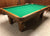 PREOWNED 8' OLHAUSEN AUGUSTA POOL TABLE INSTALLED WITH ACCESOORIES