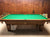PREOWNED 8' OLHAUSEN AUGUSTA POOL TABLE INSTALLED WITH ACCESOORIES