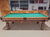 8' PREOWNED MR BILLILARD SOLID WOOD POOL TABLE