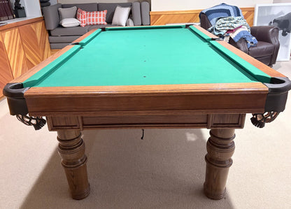8' Pre-Owned Mr Billiard Solid Wood Pool Table