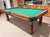 8' PREOWNED MR BILLILARD SOLID WOOD POOL TABLE