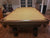 8' PREOWNED DUFFERIN REGENT POOL TABLE INSTALLED WITH ACCESSORIES SMOKY OAK FINISH