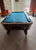 8' PREOWNED VALEY COIN OPERATED SLATE POOL TABLE