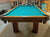 8' PREOWNED DUFFERIN REGAL SLATE POOL/SNOOKER TABLE INSTALLED WITH ACCESSORIES