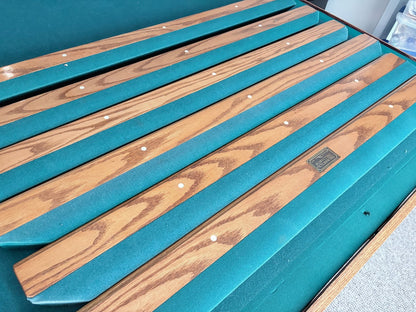 9 FT PRE-OWNED BRUNSWICK MANSFIELD POOL TABLE