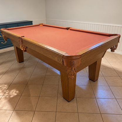 Pre-owned 8 foot Olhausen Sheraton pool table