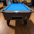 8' Preowned Valley Coin-Operated Slate Pool Table