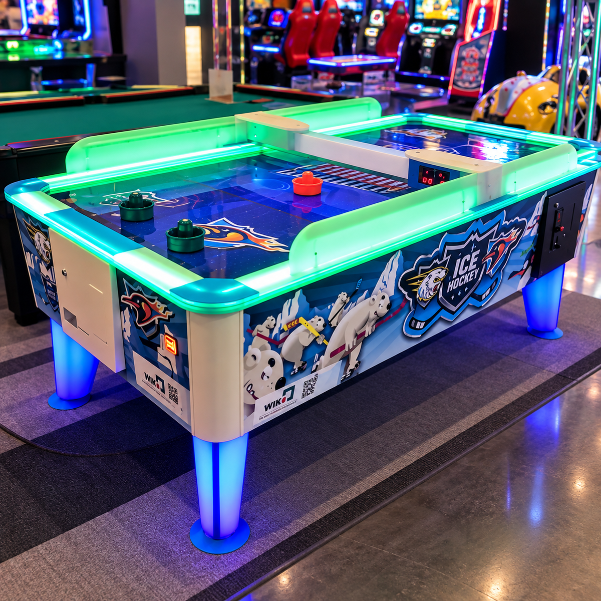 Arctic air hockey table