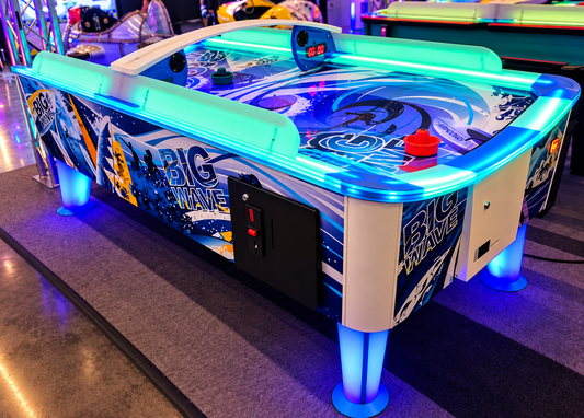 Big Wave 7 foot air hockey table