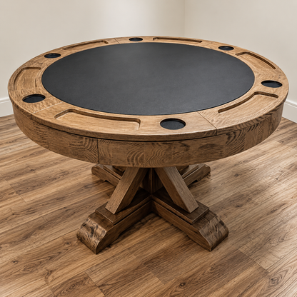 Majestic Arthur barnwood grey poker table