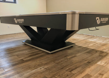 9 FT RASSON VICTORY III BLACK COMPETITION POOL TABLE