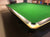 12' PREOWNED BRUNSWICK  SNOOKER TABLE INSTALLED WITH ACCESSORIES