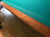 9' PREOWNED DUFFERIN ANNIVERSARY POOL TABLE INSTALLED WITH ACCESSORIES WALNUT FINISH