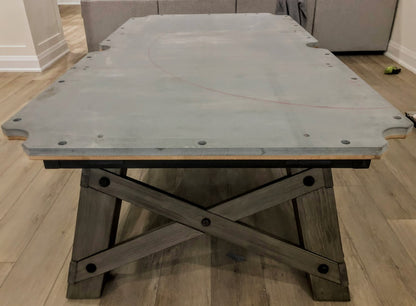 8 FT MAJESTIC ACADIEN BARNWOOD GREY POOL TABLE