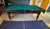 8' PREOWNED DUFFERIN SOLID OAK SLATE POOL TABLE INSTALLED WITH ACCESSORIES, MAHOGANY FINISH