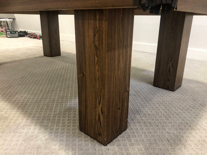 8 FT PREOWNED DUFFERIN ROYAL POOL TABLE – WALNUT FINISH